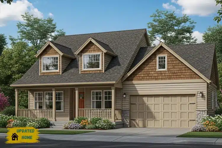 A cozy suburban home in the Pacific Northwest.