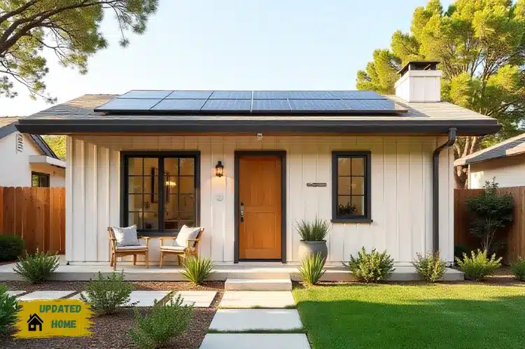 Modern ADU build in Escondido, California — stylish small home with solar panels.