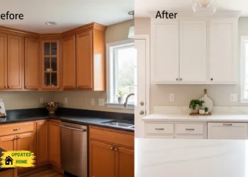 How I Painted My Kitchen Cabinets Like a Pro (No Sanding!)
